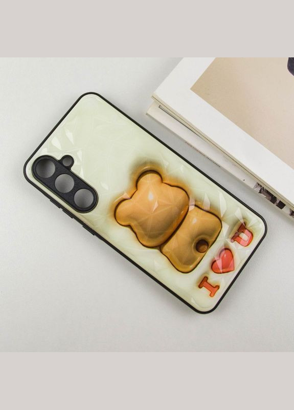 Чохол TPU+PC Prisma Fluffie для Samsung Galaxy A55 Bear No Brand (340064133)