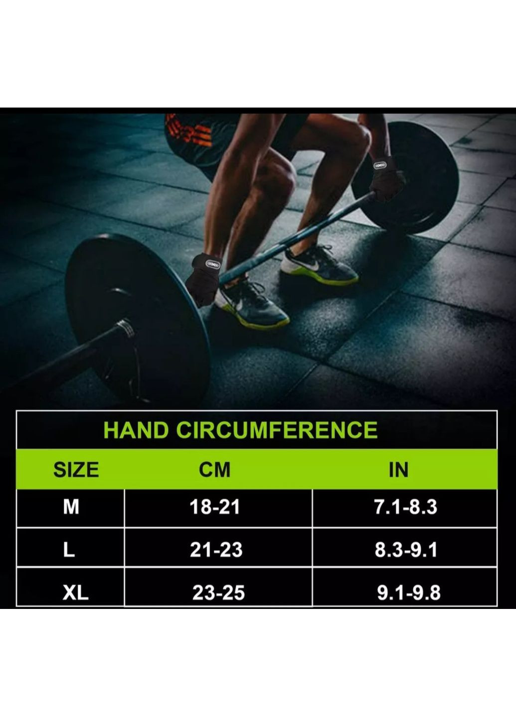 Спортивные перчатки для фитнеса, тренажерного зала с защитой запястья No Brand (366890846)