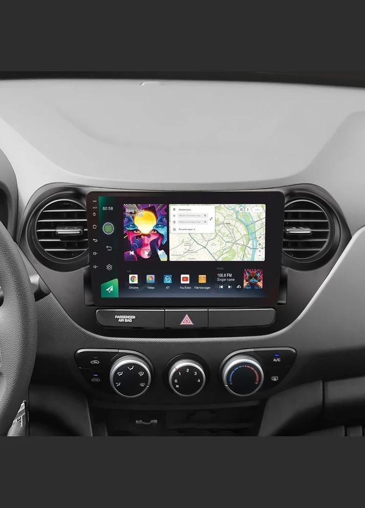 Штатная магнитола PRO 9464 4+64 Gb Hyundai i10 2013-2016 9" (L1) Sigma (378930099)