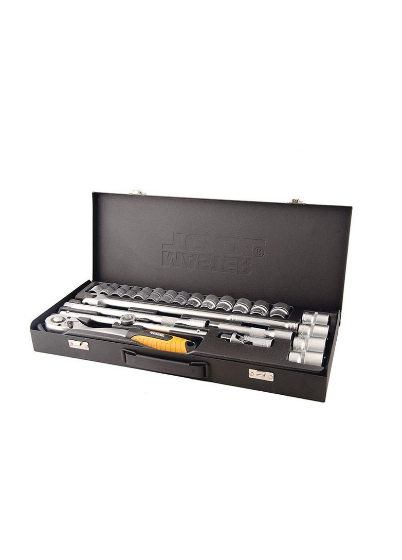 Набор насадок торцевых PROFI CrV 1/2" 10-32 мм, 24 шт (78-4124) Mastertool (340908709)