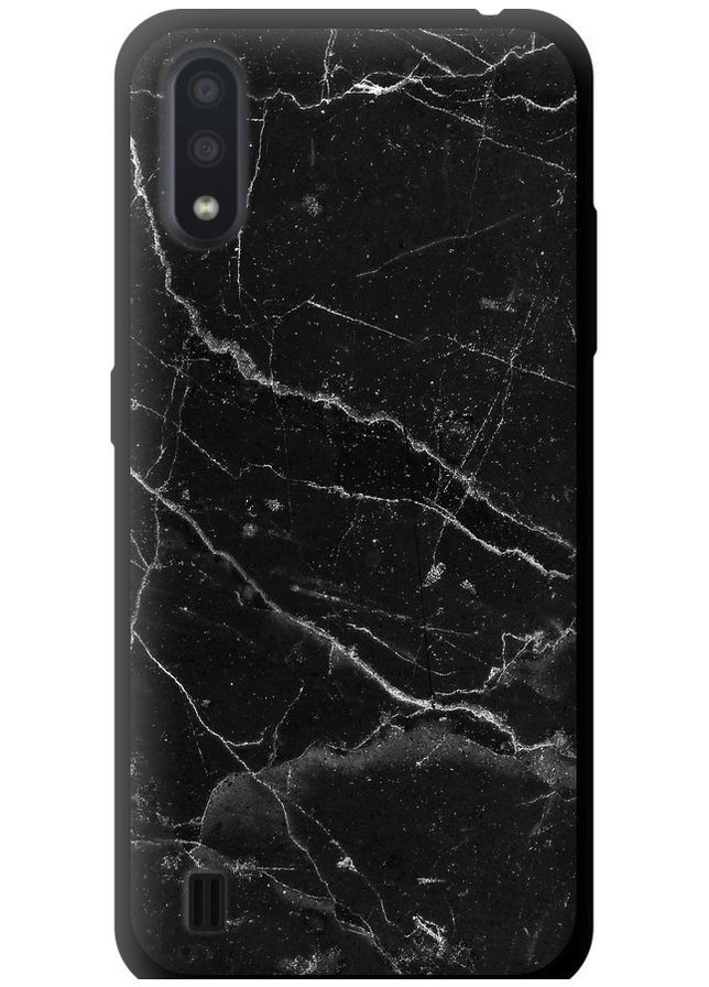 TPU чохол 'Чорний мармур v2' для Endorphone Samsung Galaxy A01 A015F (316647495)