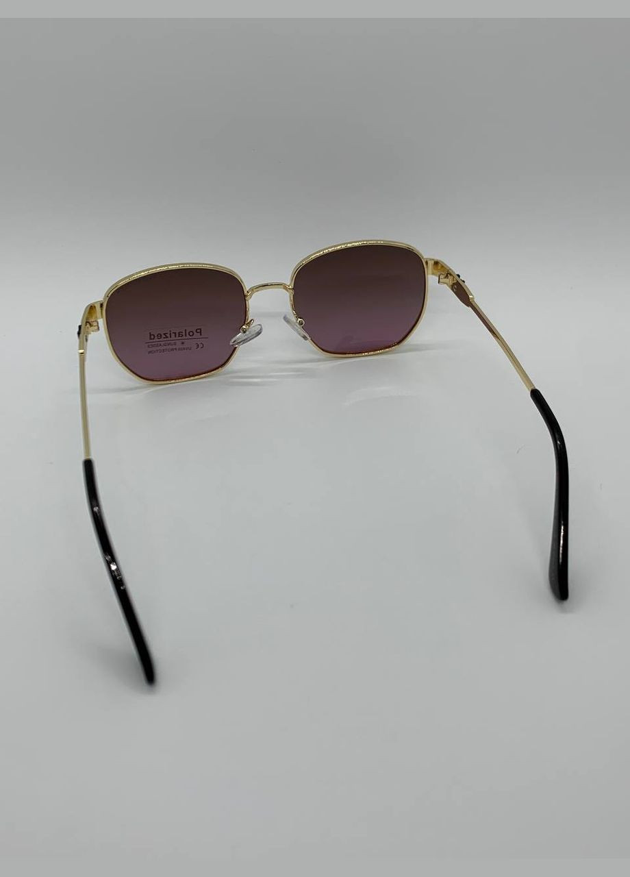 Сонцезахисні окуляри унісекс LOUIS VUITTON з поляризацією та UV-захистом, стильні окуляри в золотій оправі No Brand (341527324)