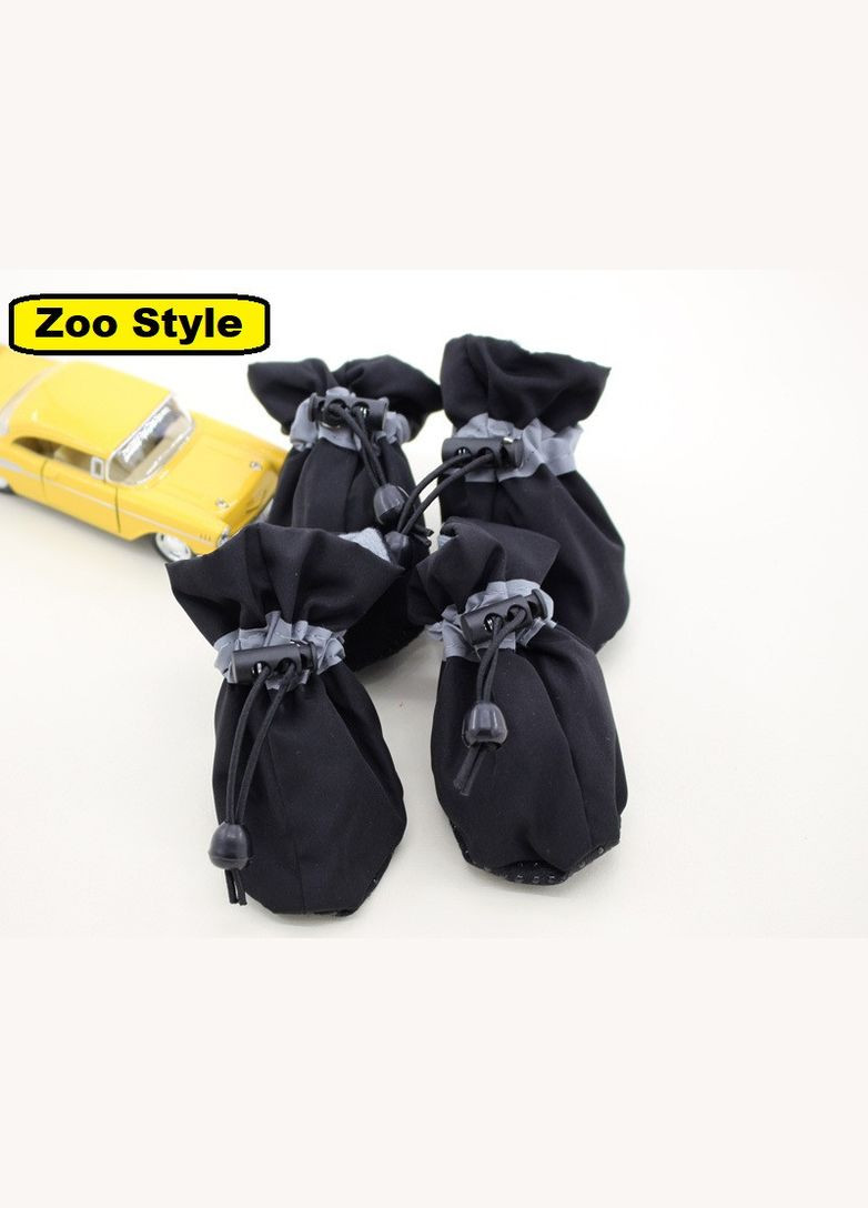 Ботинки налапники для собак Pet Style "Мешочки" Черные 3 No Brand - (323232263)