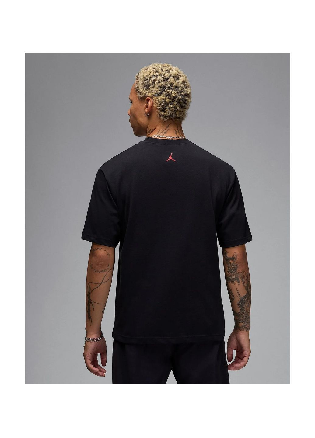 Черная футболка мужская brand aj1 (hj2326-010) Jordan