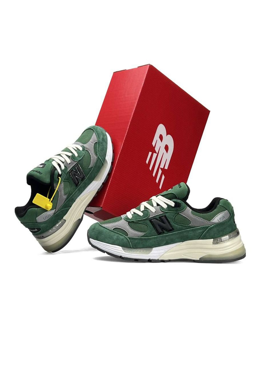 Зеленые демисезонные кроссовки мужские No Brand