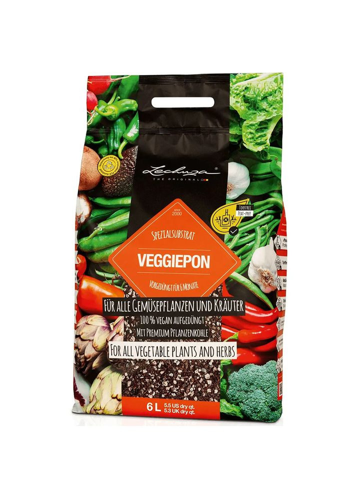 Субстрат для овочів VEGGIE-PON 6 л 19591 Lechuza (351346648)