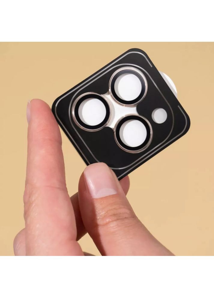 Защитное стекло для камеры Achilles iPhone 17 Pro/17 Pro Max (black) Proove (372464290)