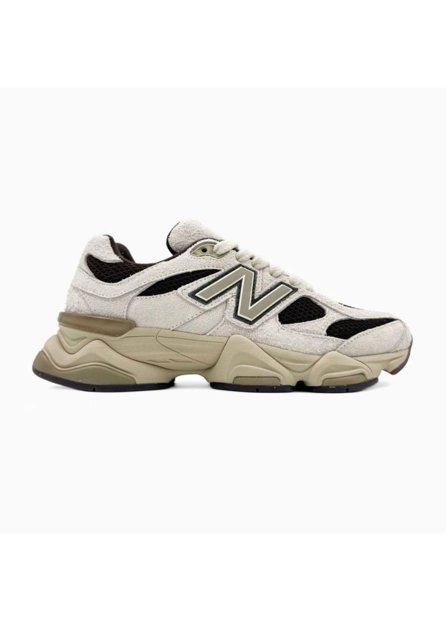 КРОССОВКИ ЖЕНСКИЕ NEW BALANCE 9060 BEIGE BLACK BROWN НЬЮ БЕЛАНС 9060 No Brand чёрные демисезоны (367177268)
