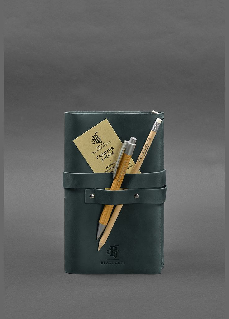 Шкіряний блокнот (Софт-бук) 1.0 зелений (A-026381) BlankNote (328961505)