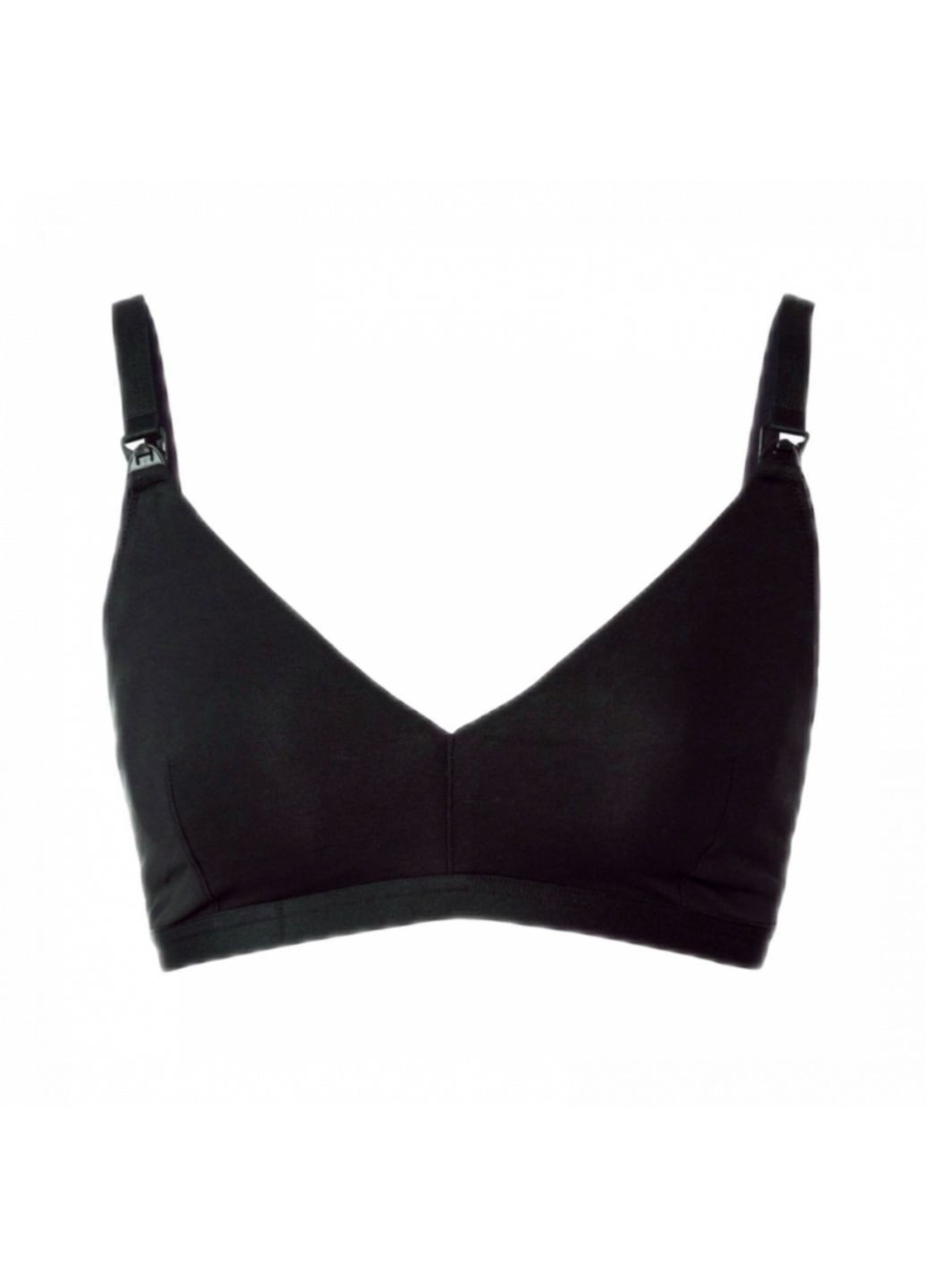 Чёрный бюстгальтер для кормления хлопковый для женщины lycra® 393184 Esmara