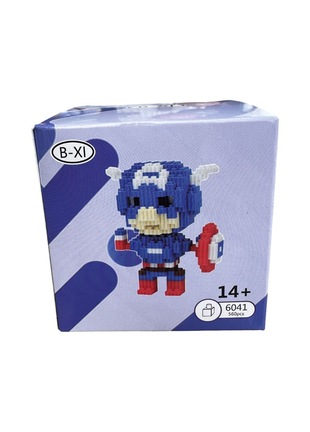 Детский конструктор Magic Blocks "Капитан Америка" на 560 деталей. Конструктор Капитан Америка 12 см No Brand (292720828)