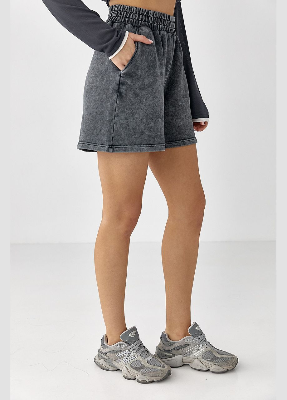 Спортивные шорты в технике тай-дай Lurex (331332427)