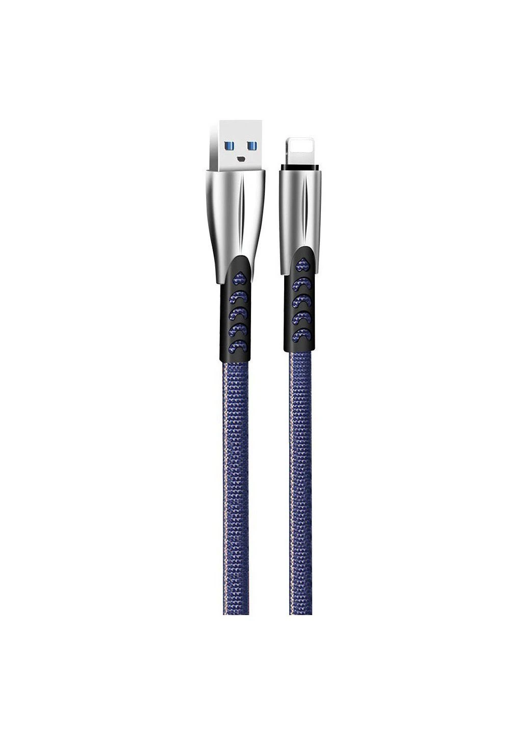 Дата кабель (ek19106) Colorway USB 2.0 AM to Lightning 1.0m zinc alloy blue (391677247)