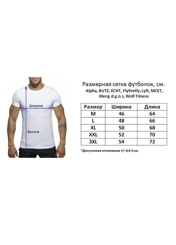 Біла чоловіча футболка Alpha