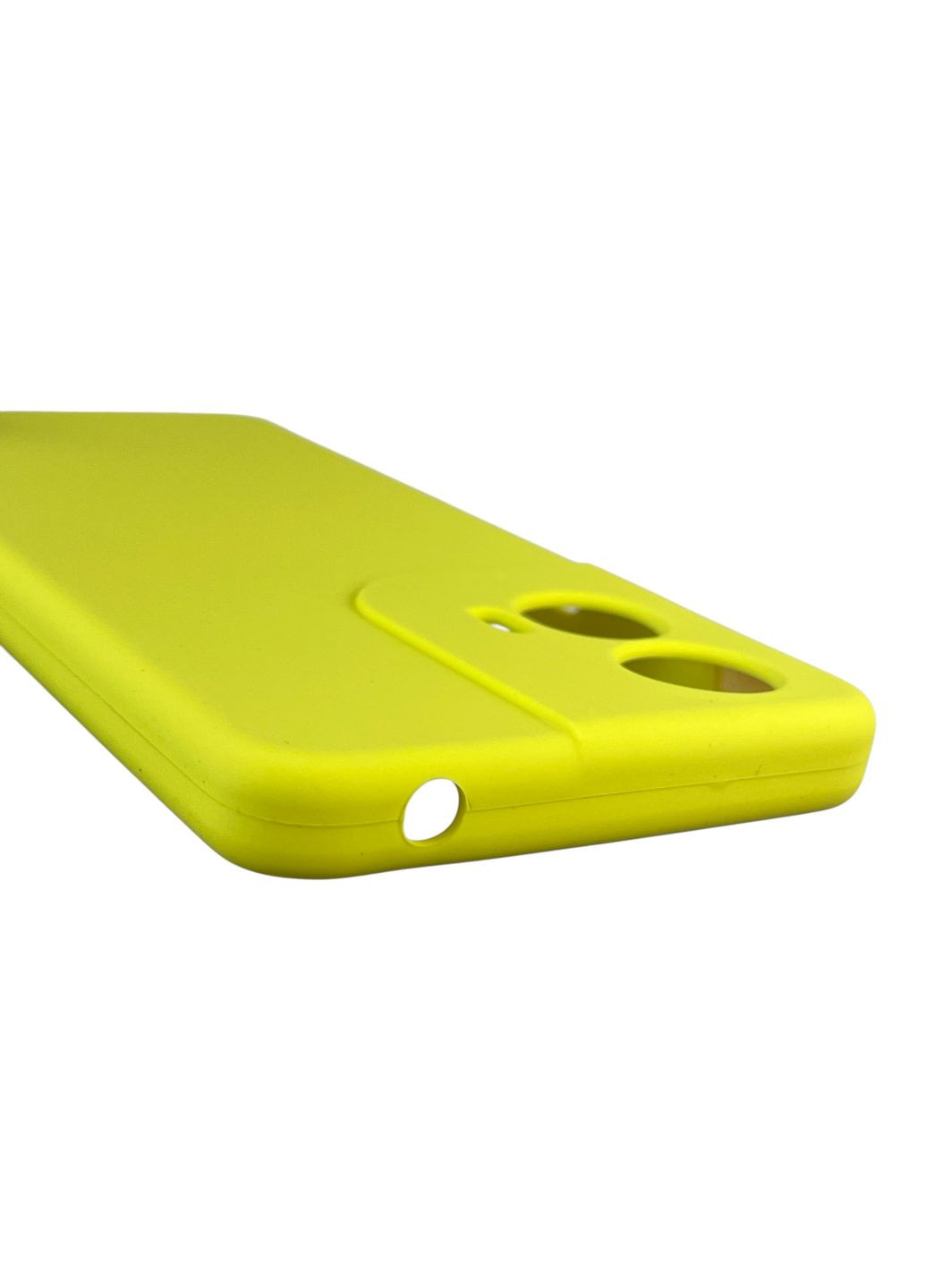 Чехол для Moto G24 (PB1E0003RS) силиконовый с микрофиброй нескользящий на моторола г24 желтый Motorola (366390771)