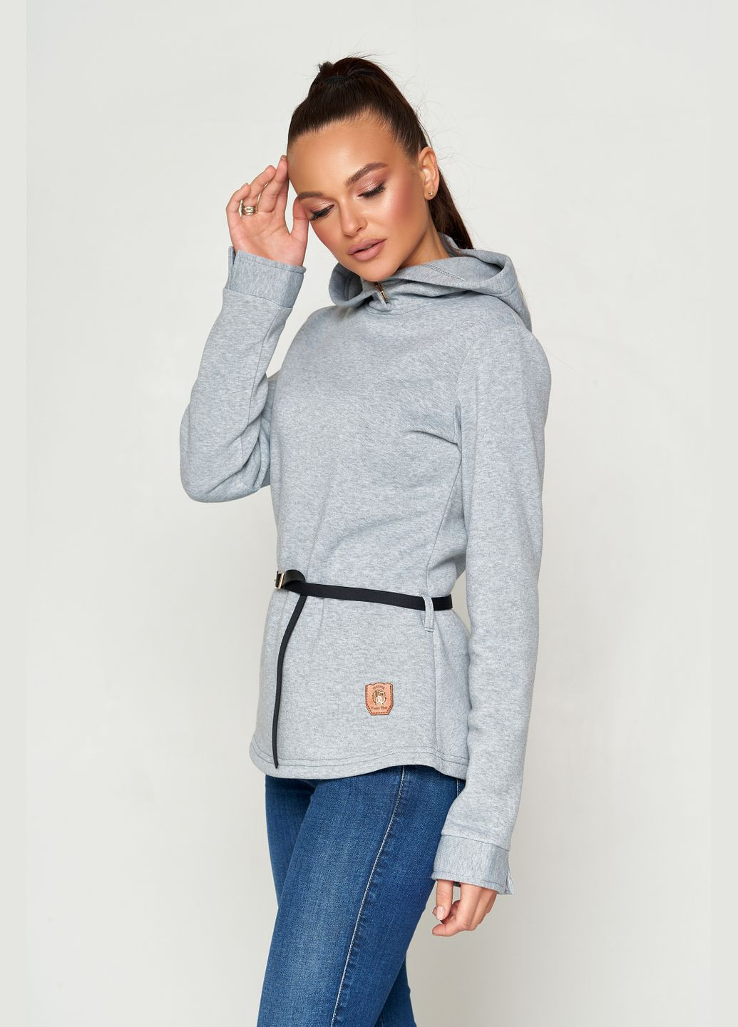 Сірий світшот Liton (303169201)