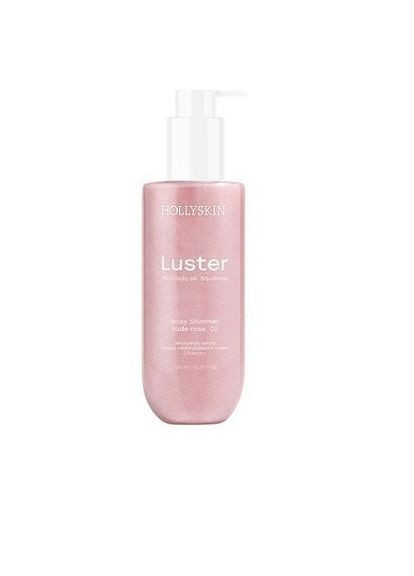 Шимер для тіла Luster Body Nude Rose світло-рожевий, 150 мл Hollyskin (367988096)