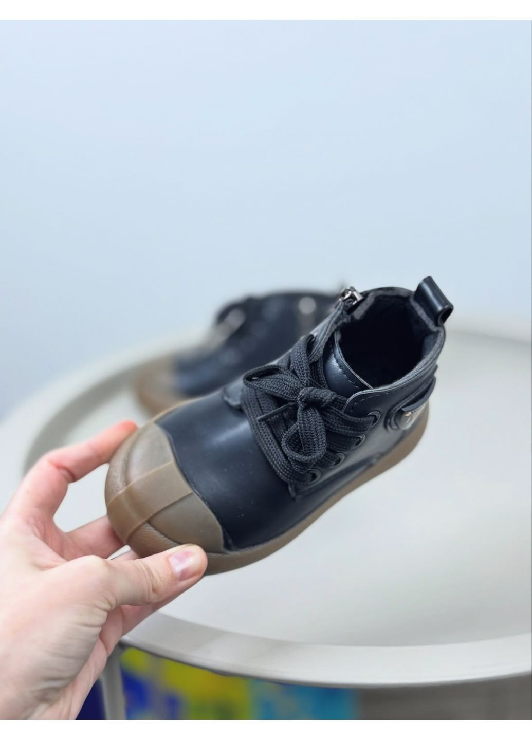 Черевики осінні дитячі чорні 1647 No Brand (367581232)