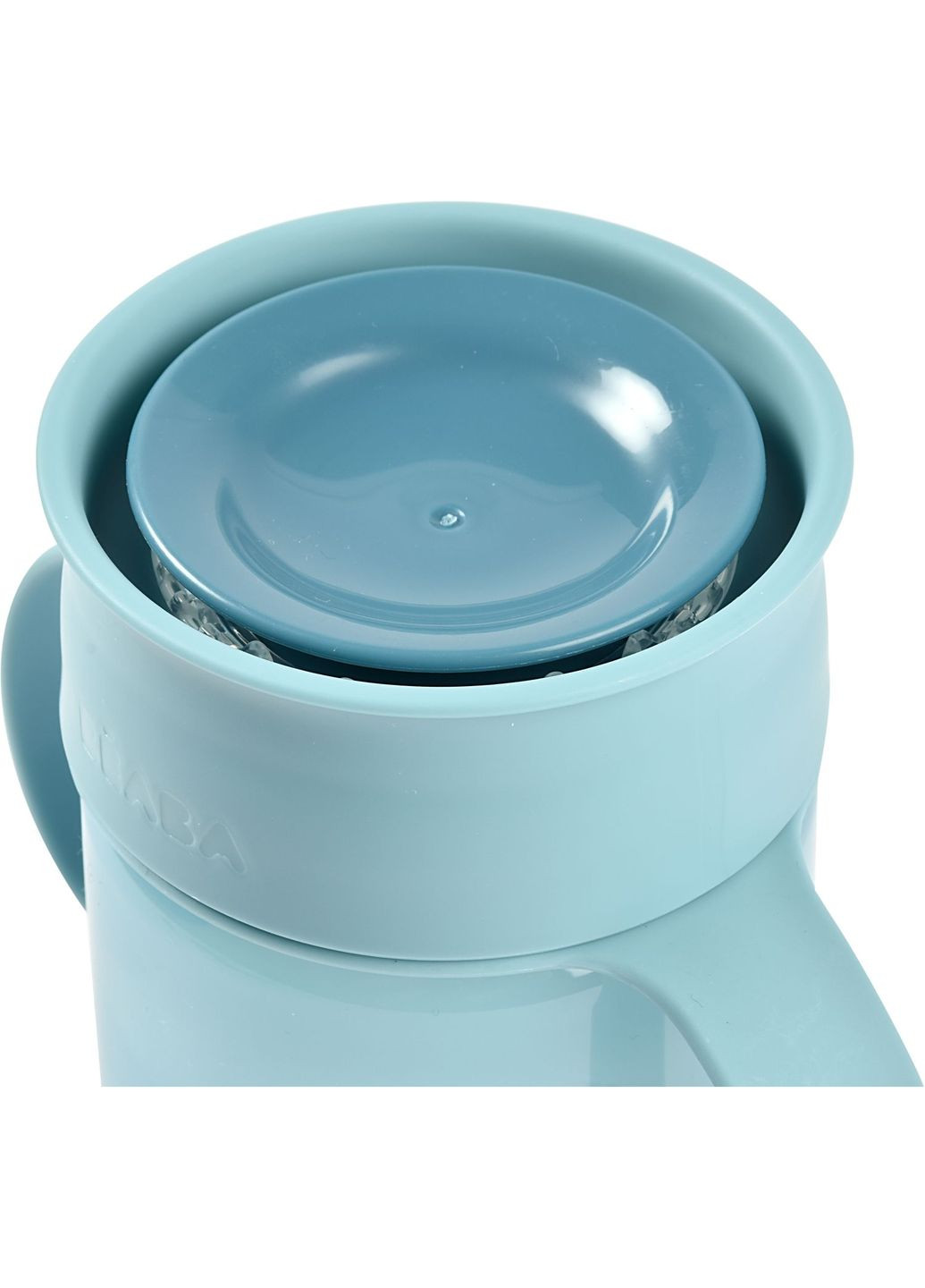 Поильник-непроливайка 360°, голубой, 340 мл () Beaba 913572 (337308649)