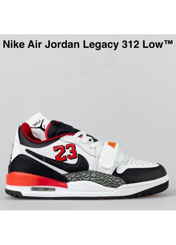 Комбіновані всесезон кросівки air jordan legacy червоні, білі, чорні Nike --3719