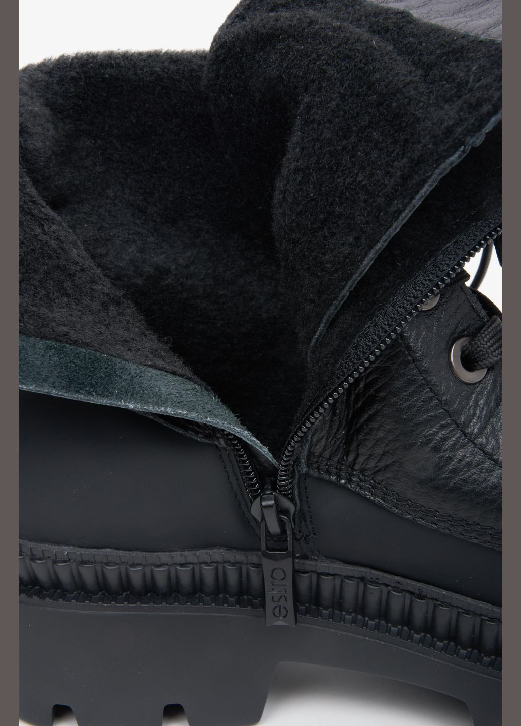 Черевики, колір чорний Estro (324030252)