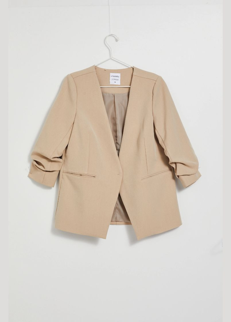 Бежевый женский жакет женский Moodo -