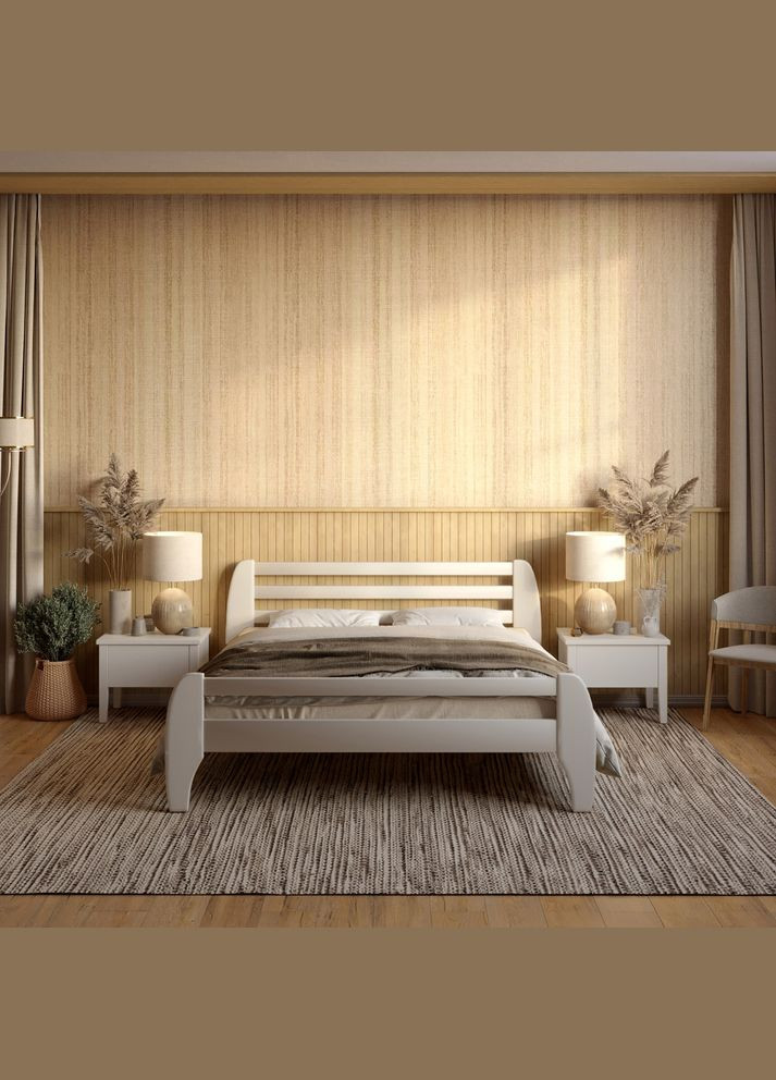 Односпальная деревянная кровать Милан (S2005Y50R) 70х190 см (MBG-6325) Mebigrand (366086980)