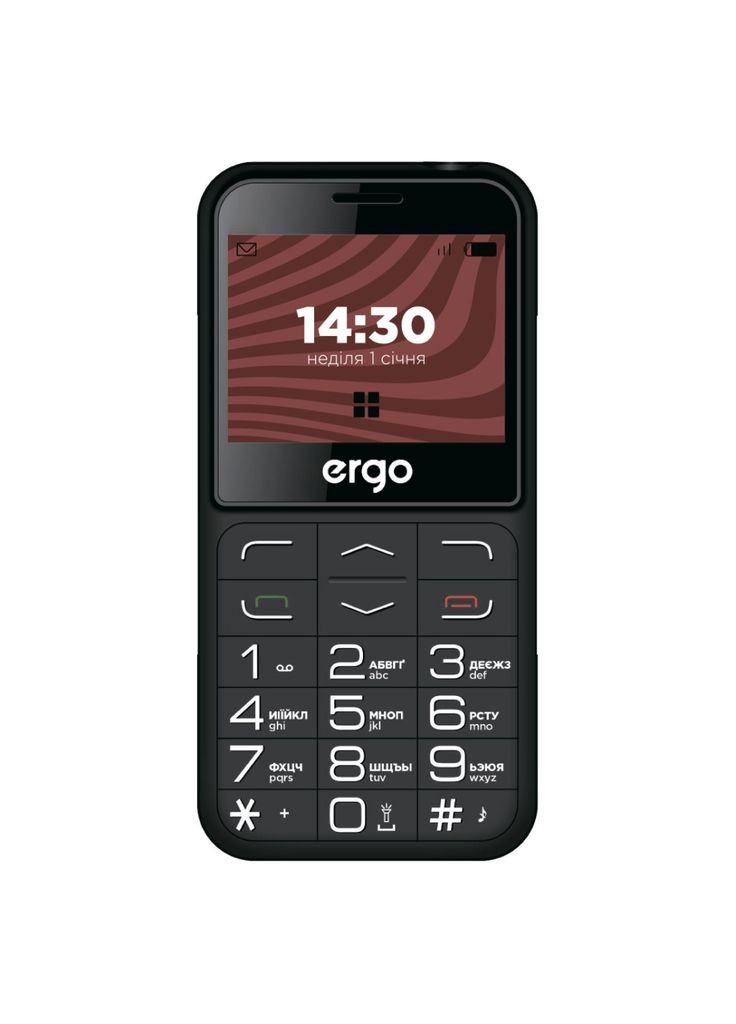 Мобільний телефон R231 Black Ergo (339055786)