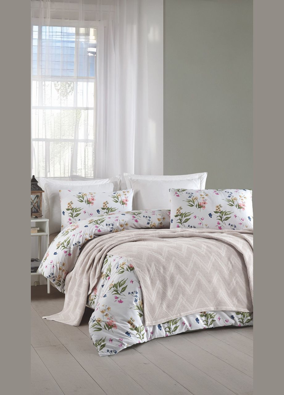 Постельное белье с пледом Ranforce Zig Zag 200 х 220 см A.Gri Saheser (327877793)