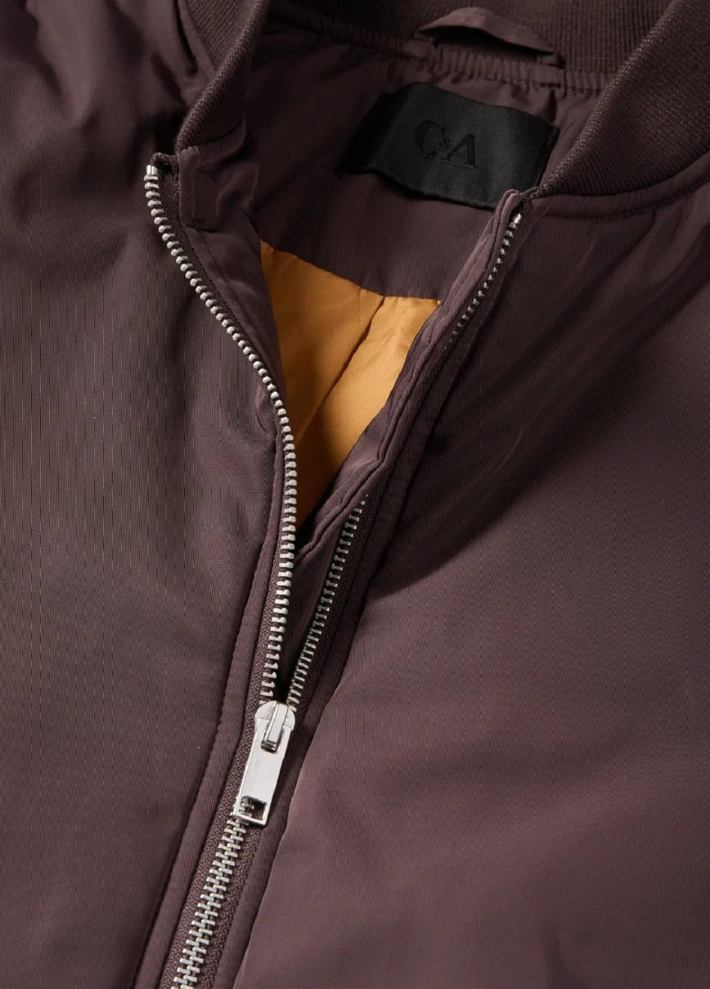 Темно-коричнева демісезонна куртка C&A