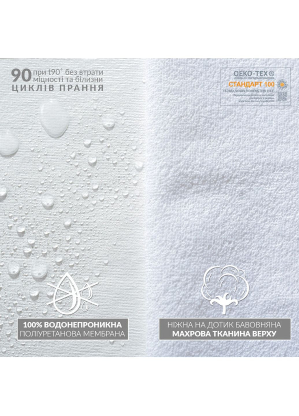 Наволочка чохол "Aqua Stop" 50х70 см махрова IDEIA (332163814)