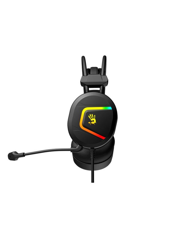 Гарнитура игровая Bloody MC750 Bloody с микрофоном, 7.1 виртуальный звук, RGB подсветка, USB A4Tech (333824776)
