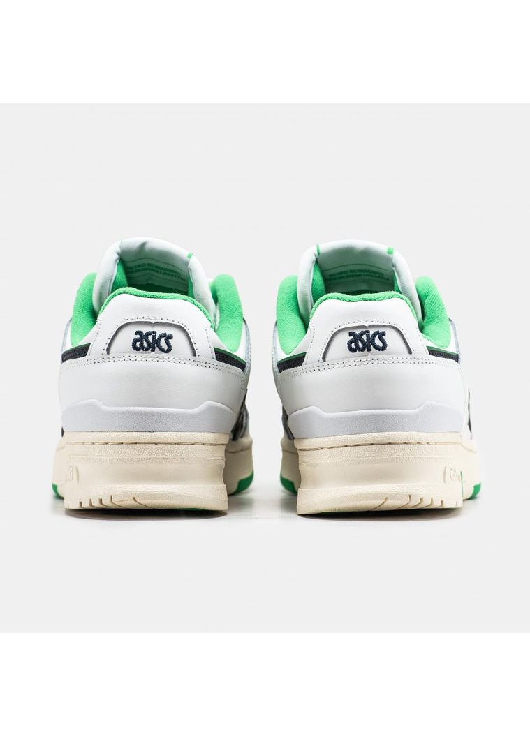 Сірі Осінні кросівки чоловічі asics ex89 white green асікс ех89 No Brand