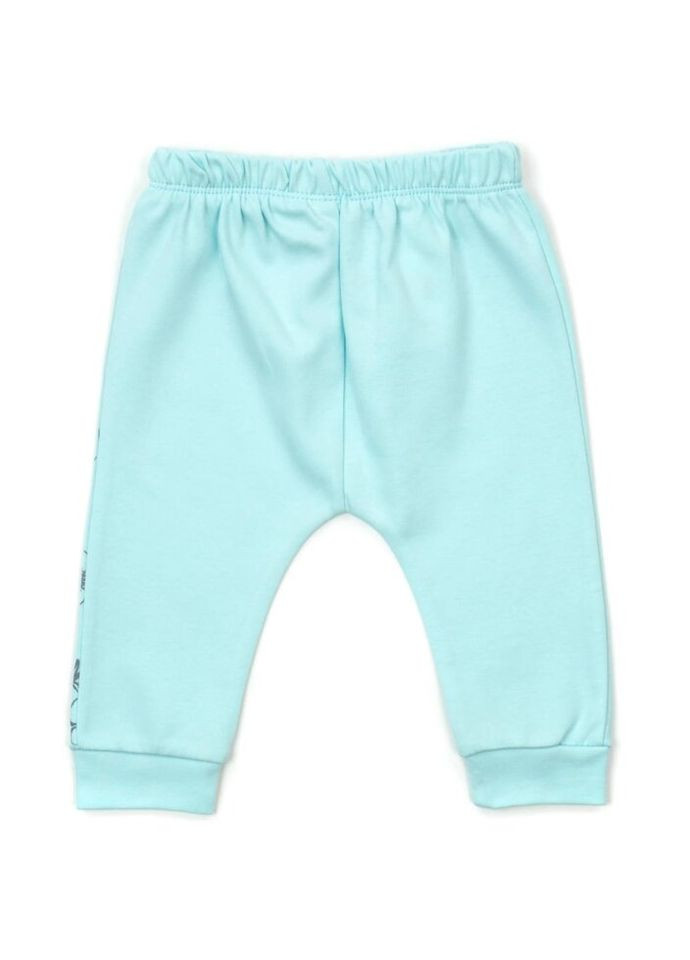 М'ятний демісезонний набір дитячого одягу з квіточками (16137-68g-mint) Miniworld