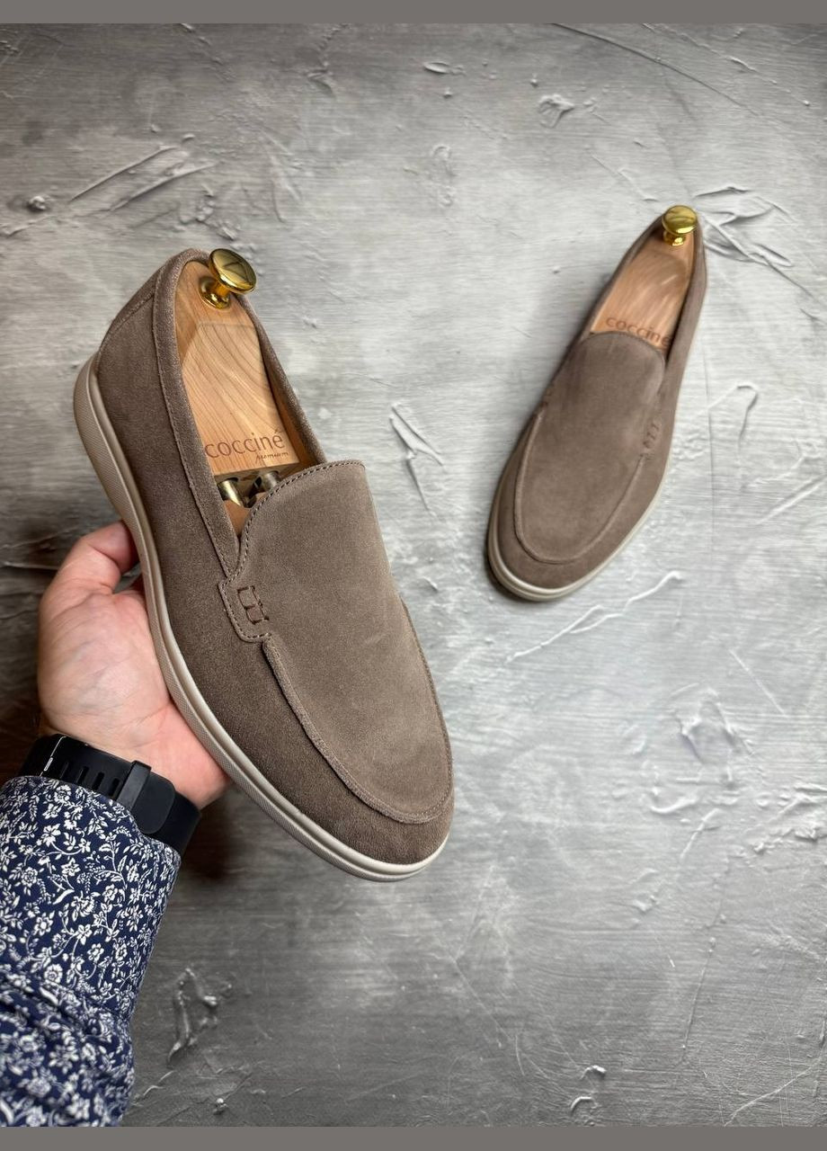 Лофери з натуральної замші,всередині шкіра No Brand (341083643)