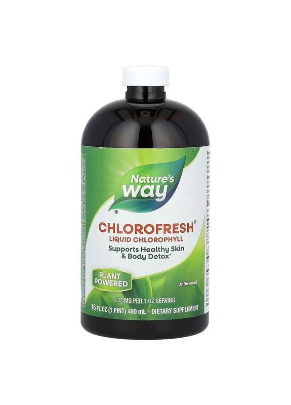Chlorofresh Хлорофіл рідкий без запаху 473 мл Nature's Way (361117382)