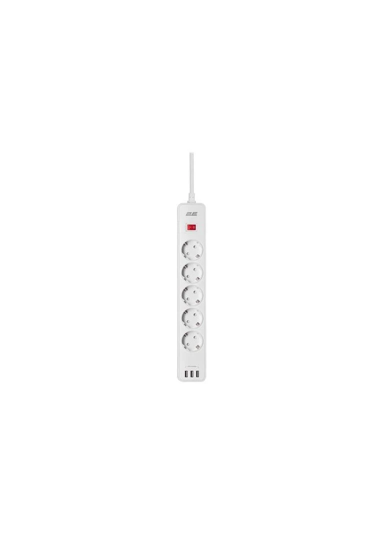 Сетевой фильтр 5хSchuko, 2 м (-SP515M2USBWH) 2E (395303184)