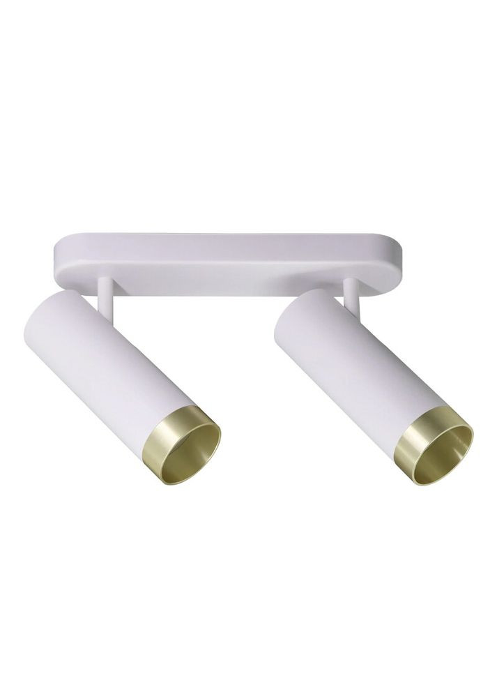 Світильник поворотний, спот 325914 Fado GU10 2x10W IP20 Білий (094659) Goldlux (370248265)