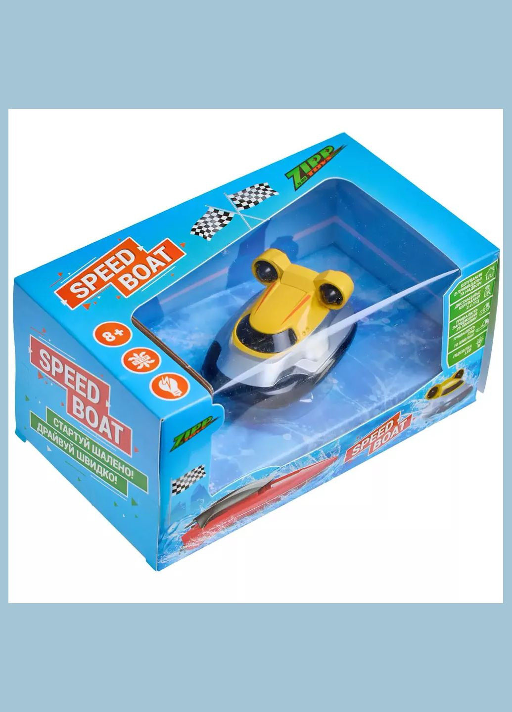Катер Speed Boat на радіокеруванні жовтий (532.00.75) Zipp Toys (331164114)