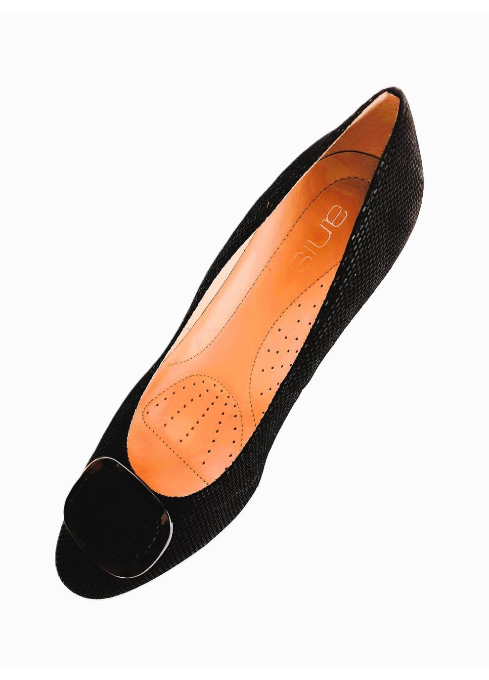 Anis стильные женские туфли на устойчивом каблуке из лазерной кожи черные мери джейн черный з натуральная кожа, польша — всесезон (363820510)