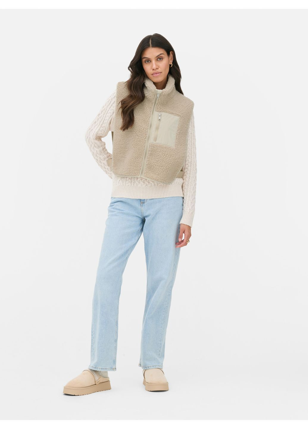 Жилетка,бежевий, Primark (369624249)