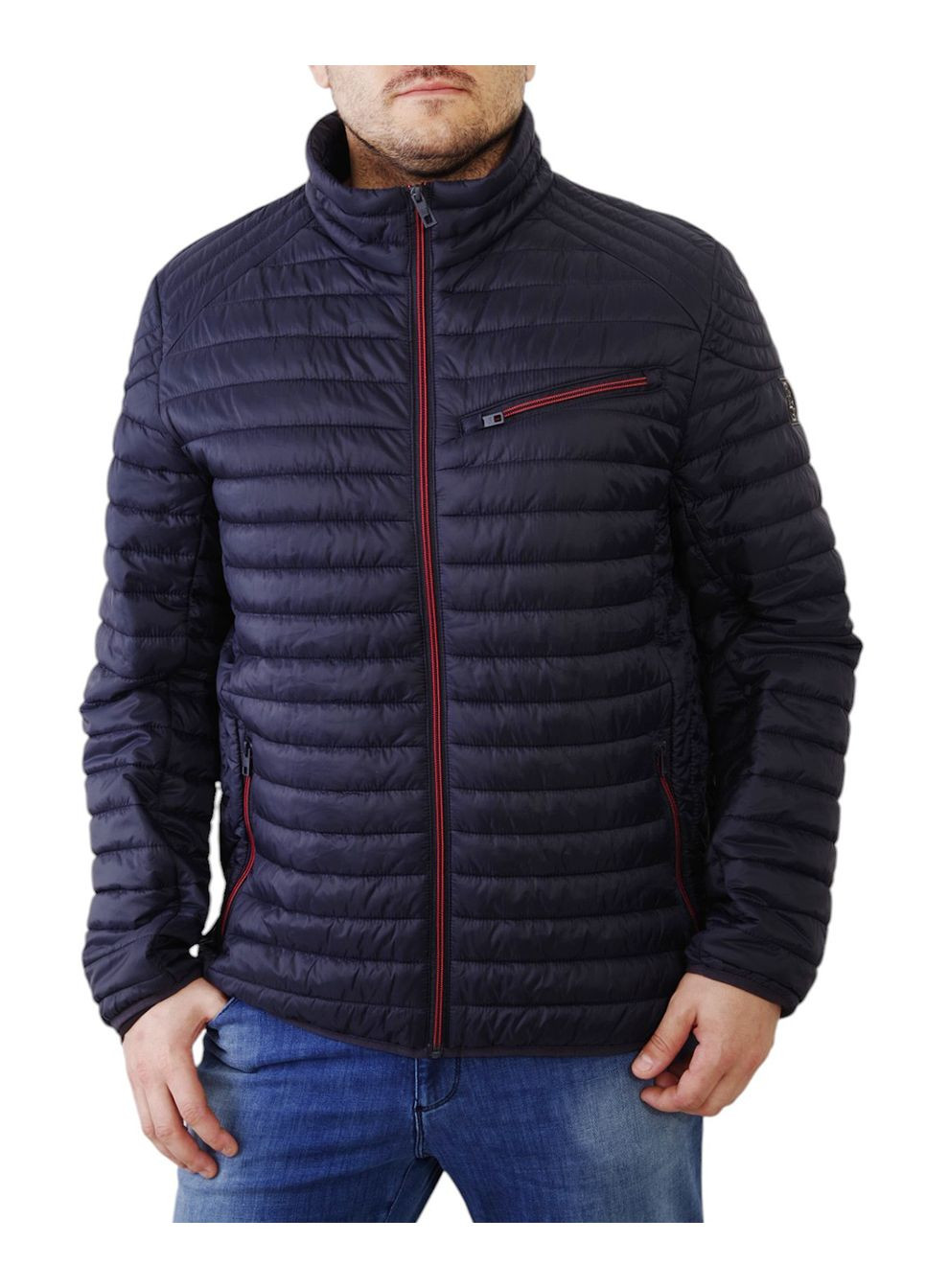 Синяя куртка мужская S4