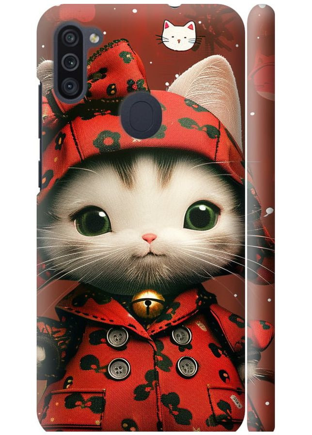 3D пластиковый матовый чехол 'Sweet Hello Kitty' для Endorphone Samsung Galaxy A11 A115F (285706546)