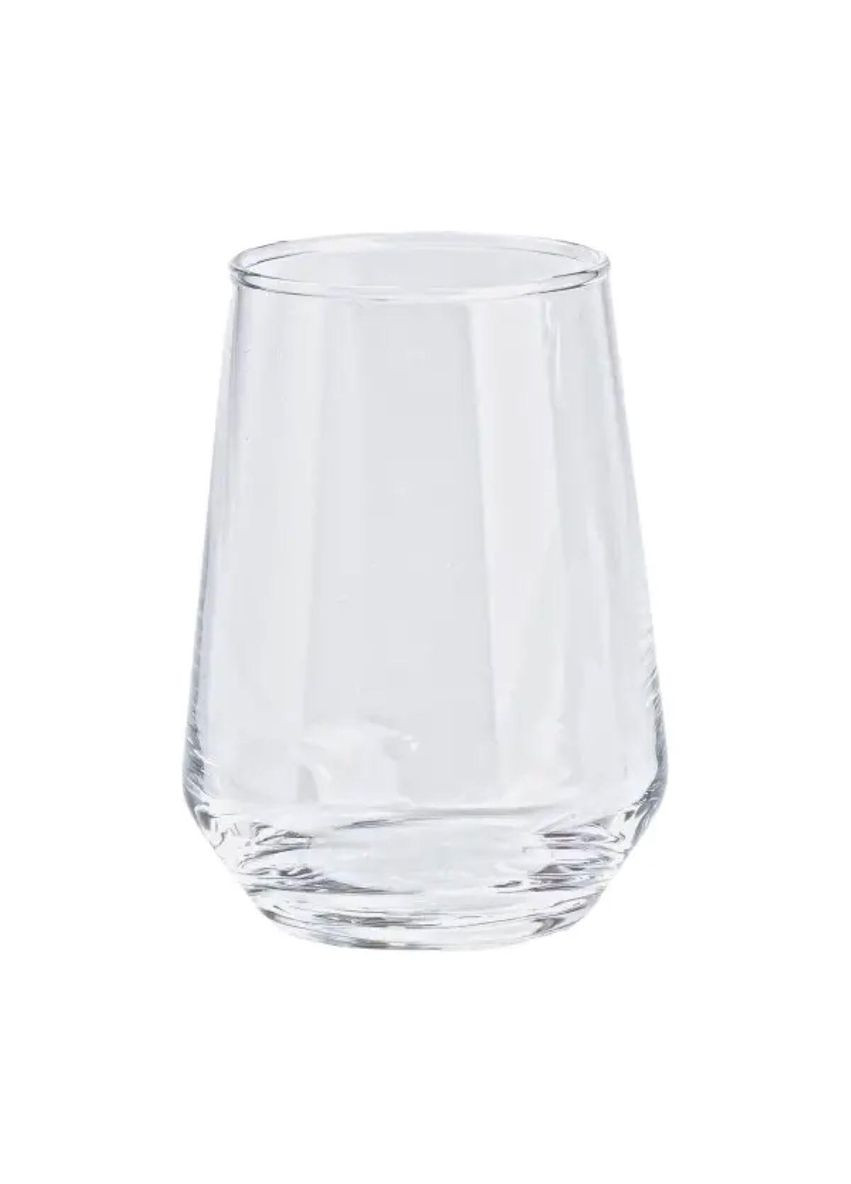 Набір склянок 6 штук по 390 мл скляний прозорий HP558 TS Kitchen (369654344)