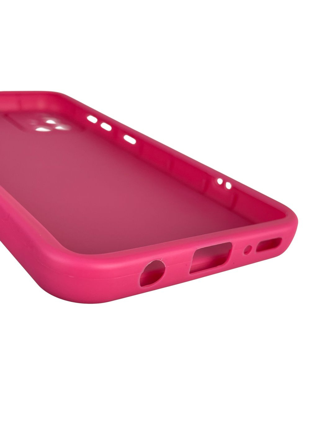 Чохол силіконовий Soft Touch з 3D принтом Майнкрафт для Galaxy A51 (SM-A515F) малиновий (Повний захист камери) Samsung (373424653)