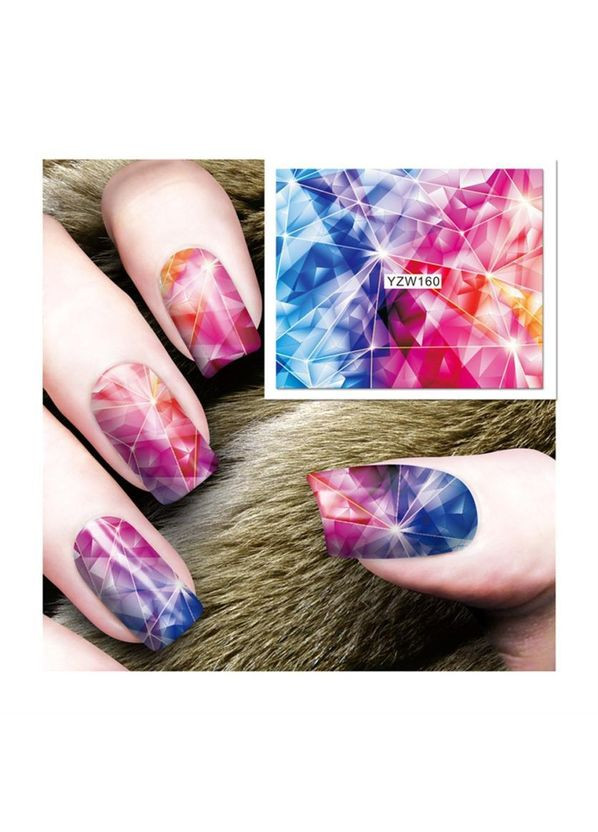 Слайдер-дизайн водные наклейки для ногтей, YZW-160 No Brand (296665603)