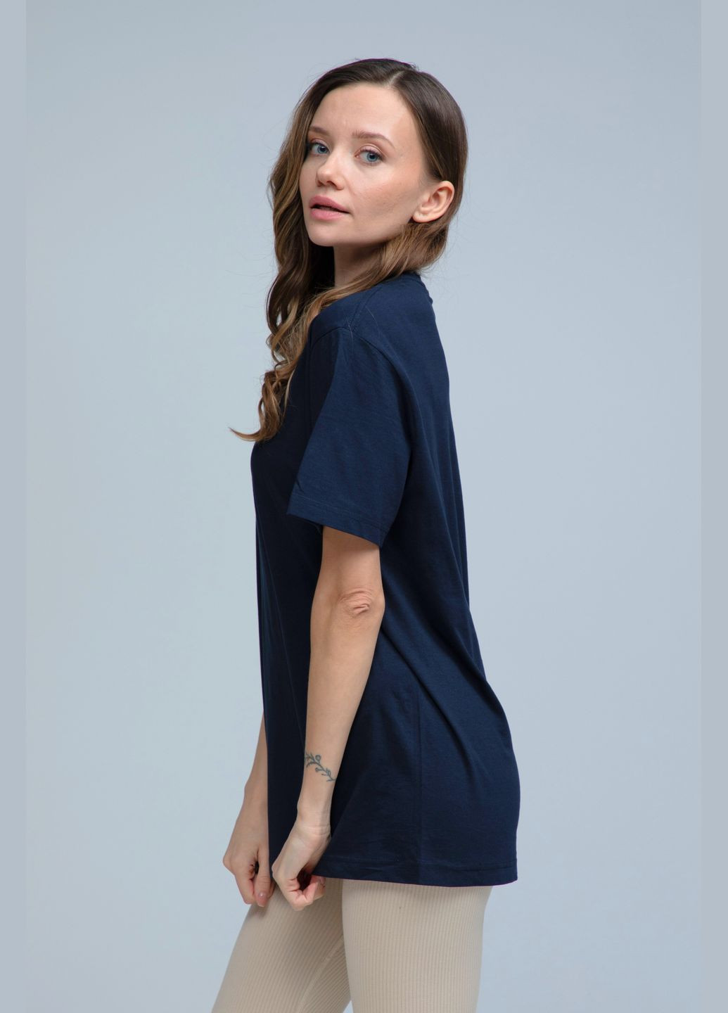 Женская футболка глубоко темно-синяя STEDMАN UNISEX Stedman CLASSIC-T - (322767066)