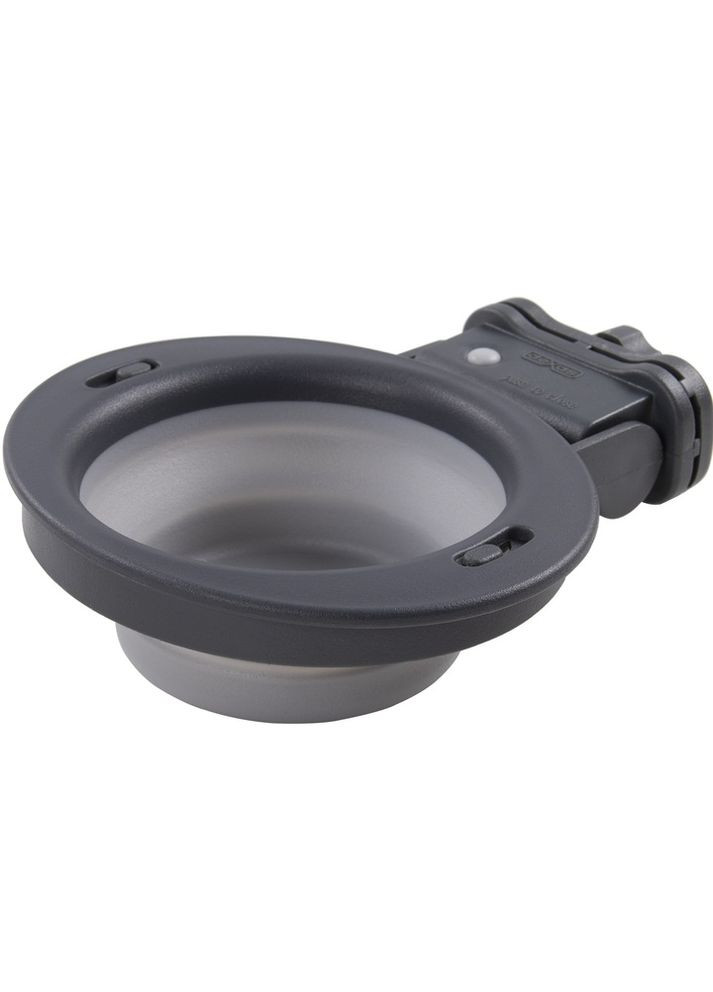 Миска складная Collapsible Kennel Bowl с креплением на клетку малая 240 мл Светло-серая (0084297309213) Dexas (358117474)