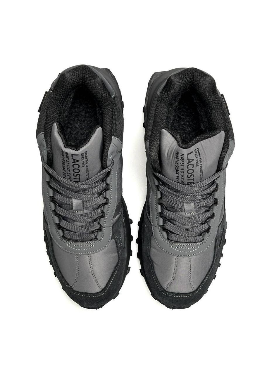 Темно-сірі Зимовий кросівки чоловічі No Brand