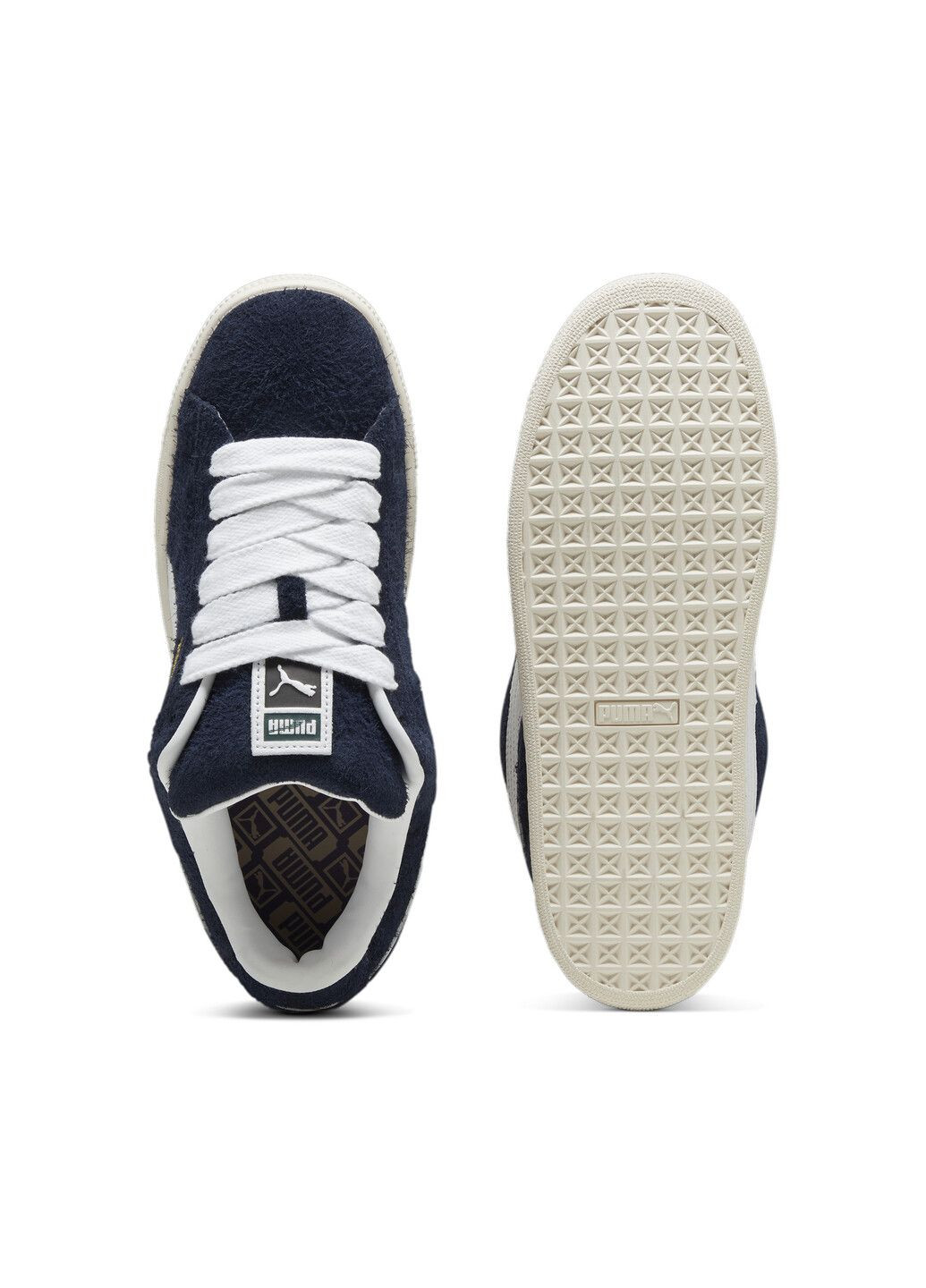 Синій кеди suede xl hairy sneakers Puma